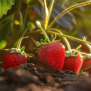 Grande sélection de fraisiers dans vos jardineries Tournesols
